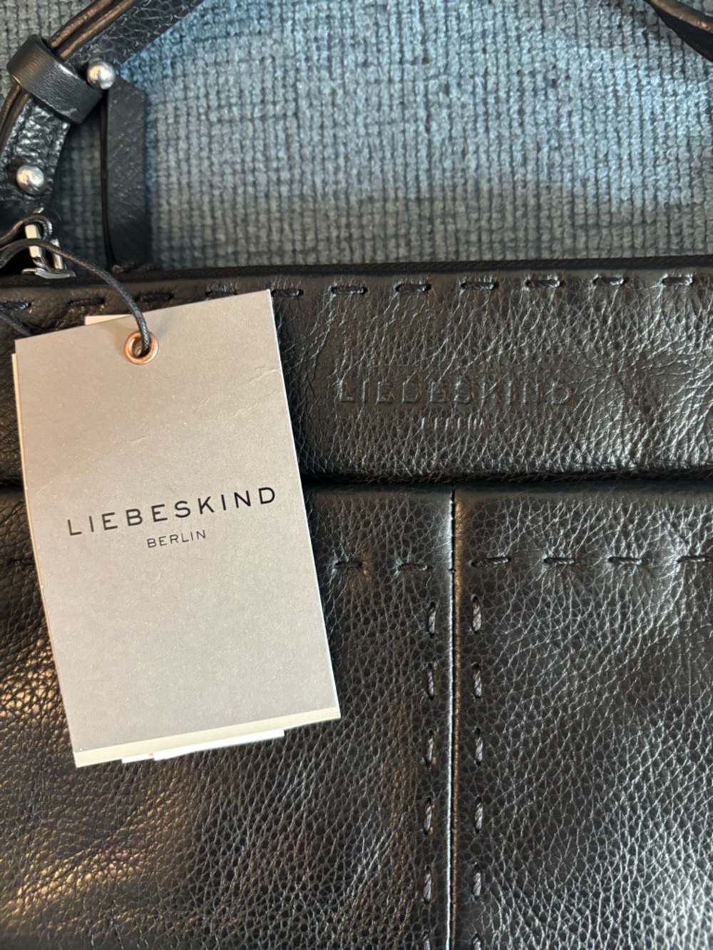 Liebeskind Black Leather Crossbody Bag - Picture 4 of 9